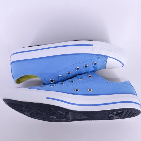 Converse All Star Blue and Yellow Low-Top Sneakers - Picture 11 of 12